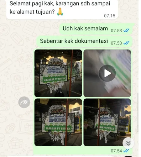 Pengiriman Papan Bunga Selamat Pasar Senen