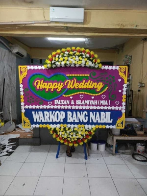 Papan Bunga di Pasar Senen