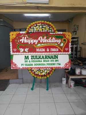 Papan Bunga di Pasar Senen