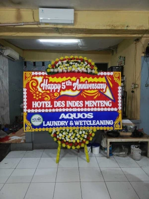 Papan Bunga di Pasar Senen