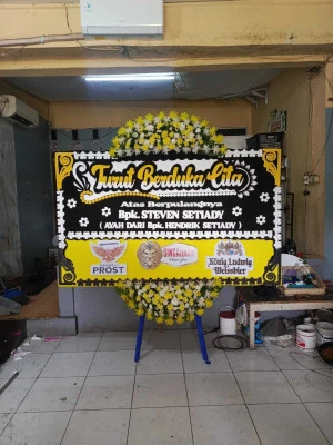 Papan Bunga di Pasar Senen